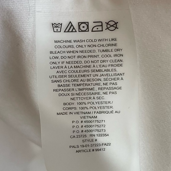 TnAction White Revolve Tank, Size S - Picture 9 of 9